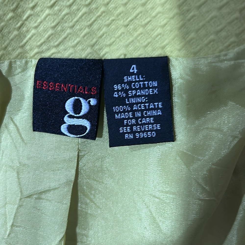 G Essentials fully lineded jacket size 4 - Picture 6 of 6